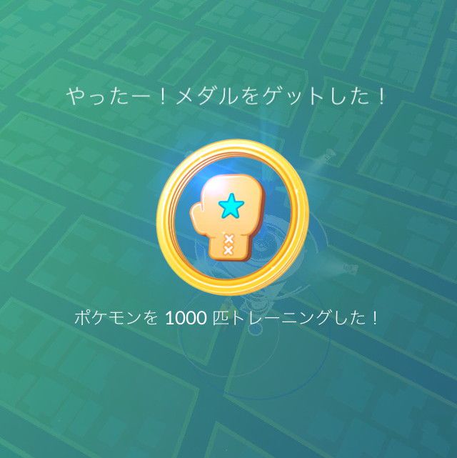 ポケモンを1000匹トレーニングした!